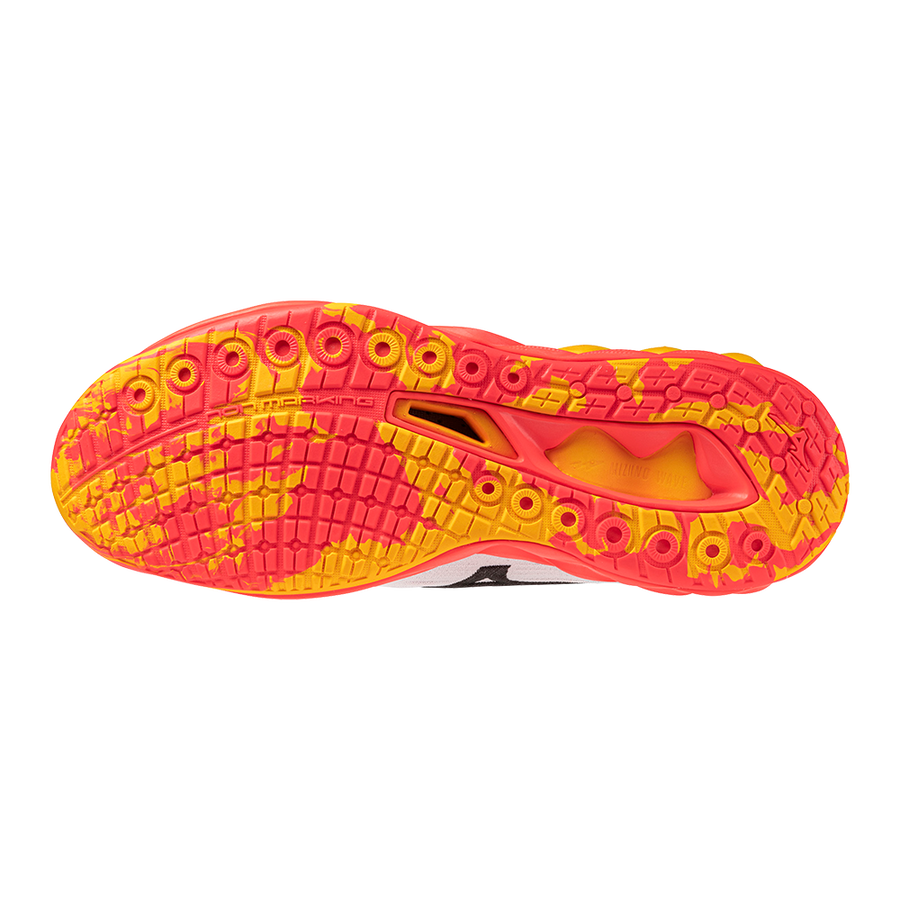 Mizuno WAVE LUMINOUS 3 White/Fiery Coral 2/Citrus